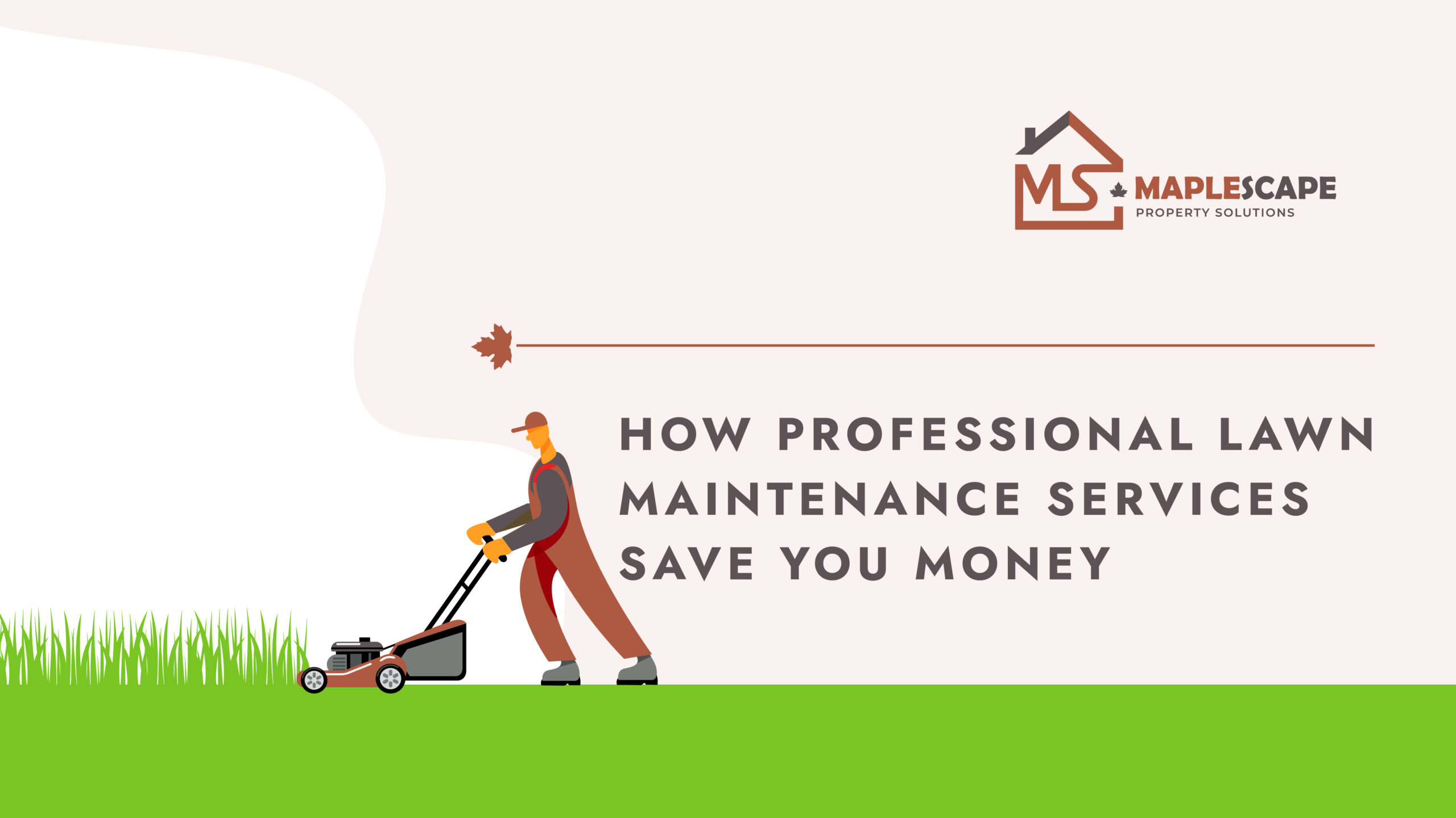 How Professional Lawn Maintenance Services Save You Money in the Long Run - Maplescape Property Solutions