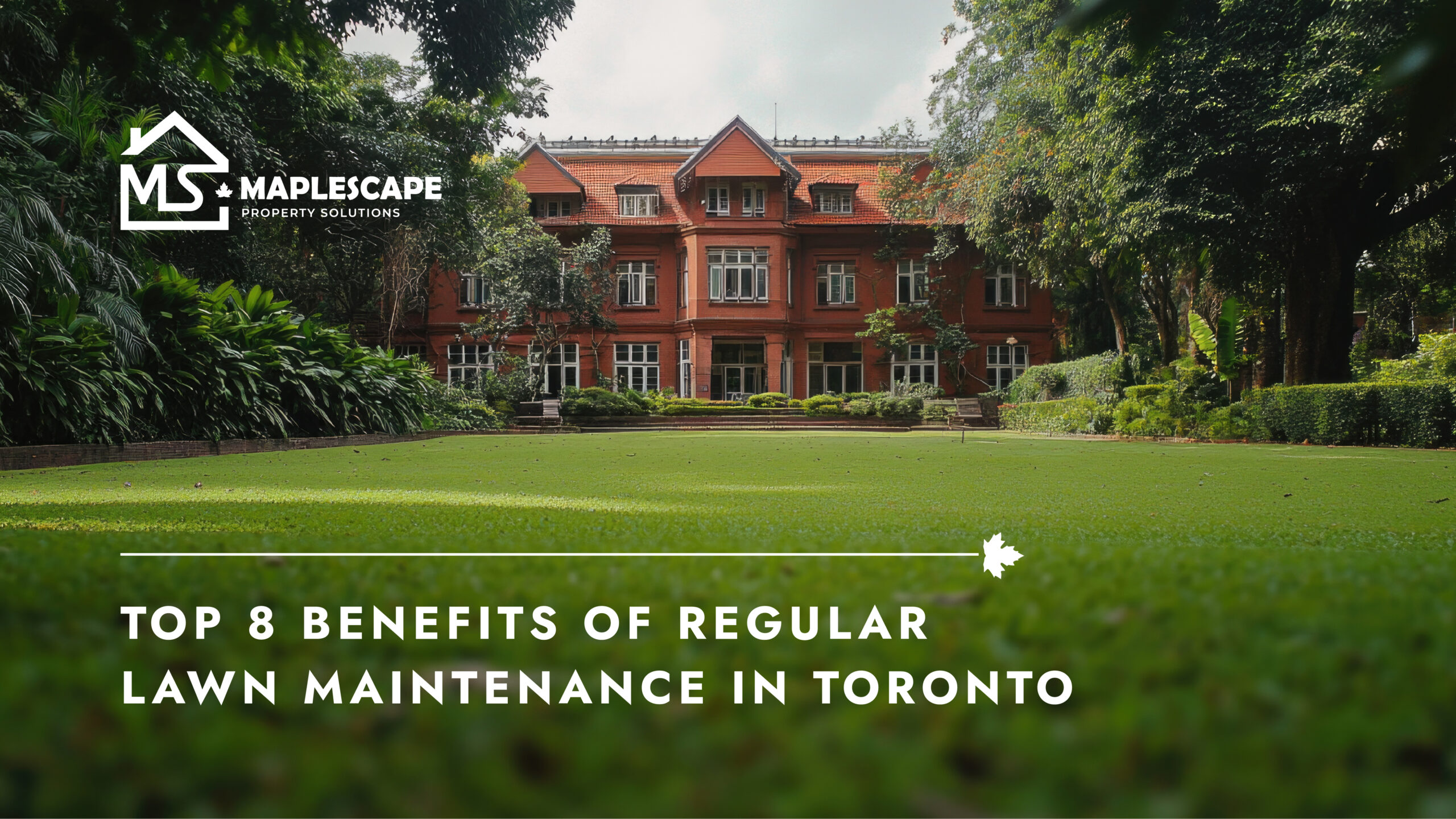 Top 8 Benefits of Regular Lawn Maintenance in Toronto - Maplescape Property Solutions