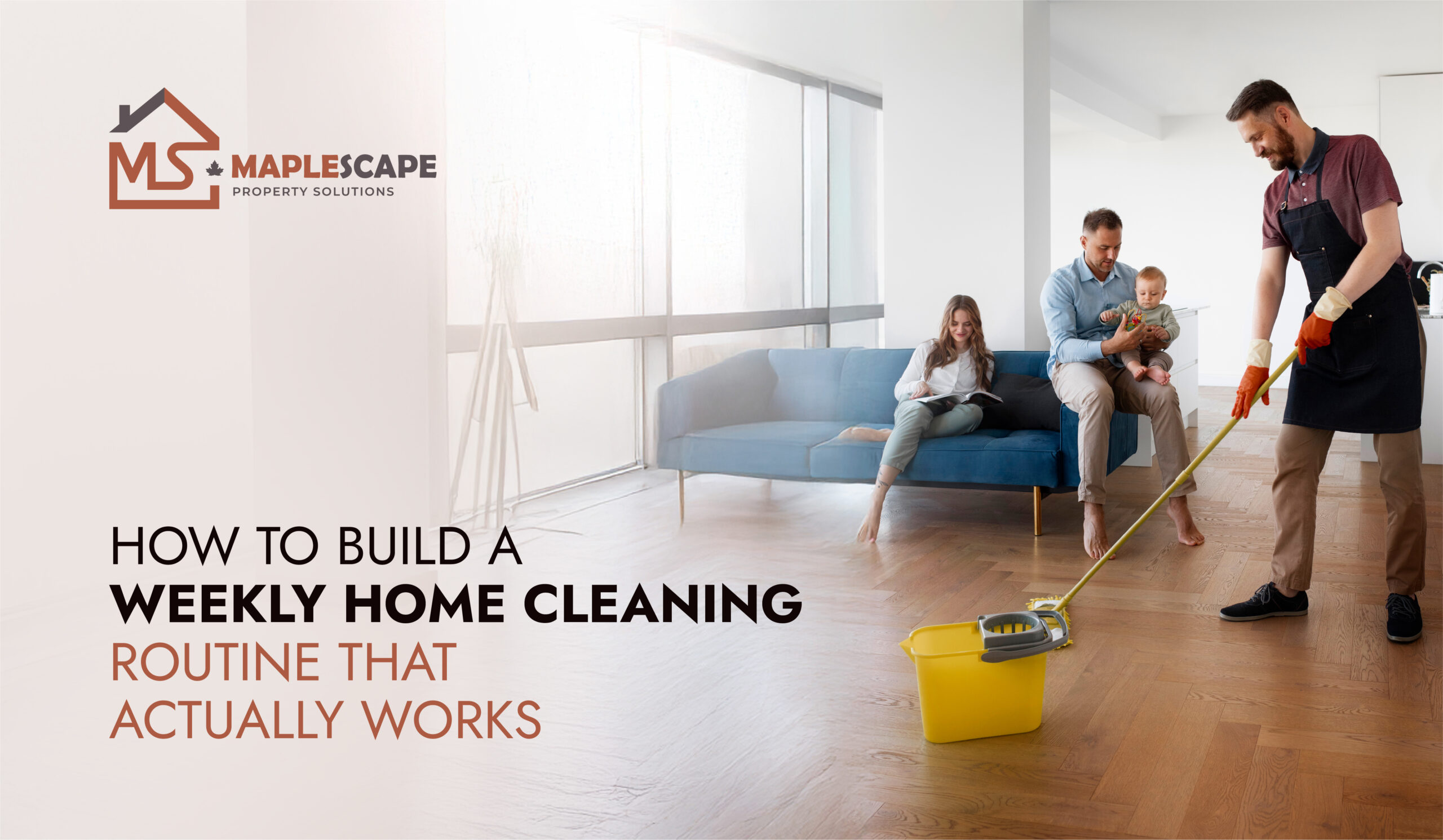 How to Build a Weekly Home Cleaning Routine That Actually Works - MapleScape Property Solutions