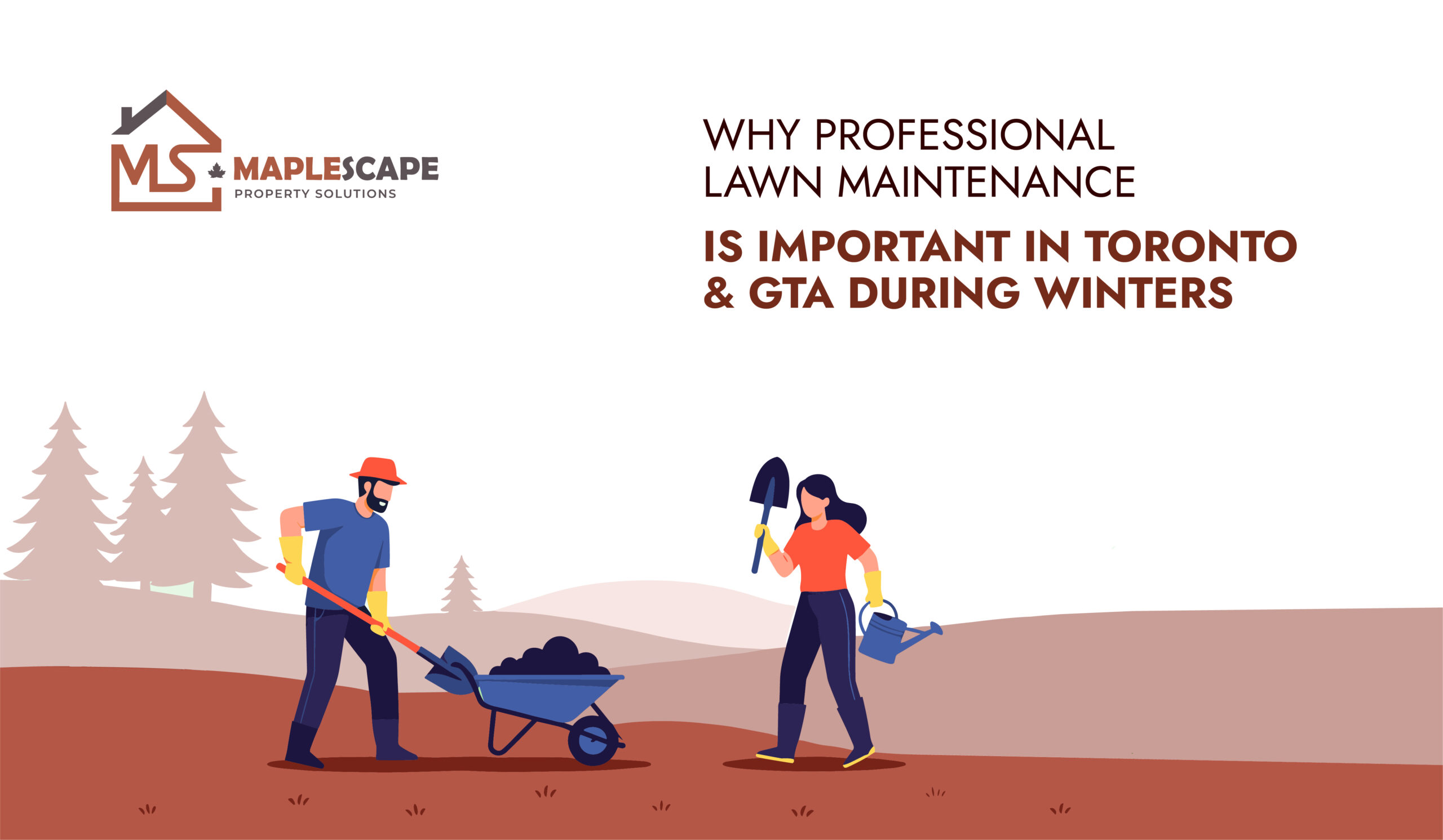 Why Professional Lawn Maintenance Is Important in Toronto & GTA During Winters - MapleScape Property Solutions