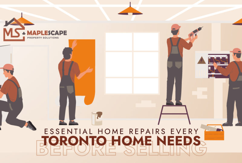 Essential Home Repairs Every Toronto Home Needs Before Selling - MapleScape Property Solutions