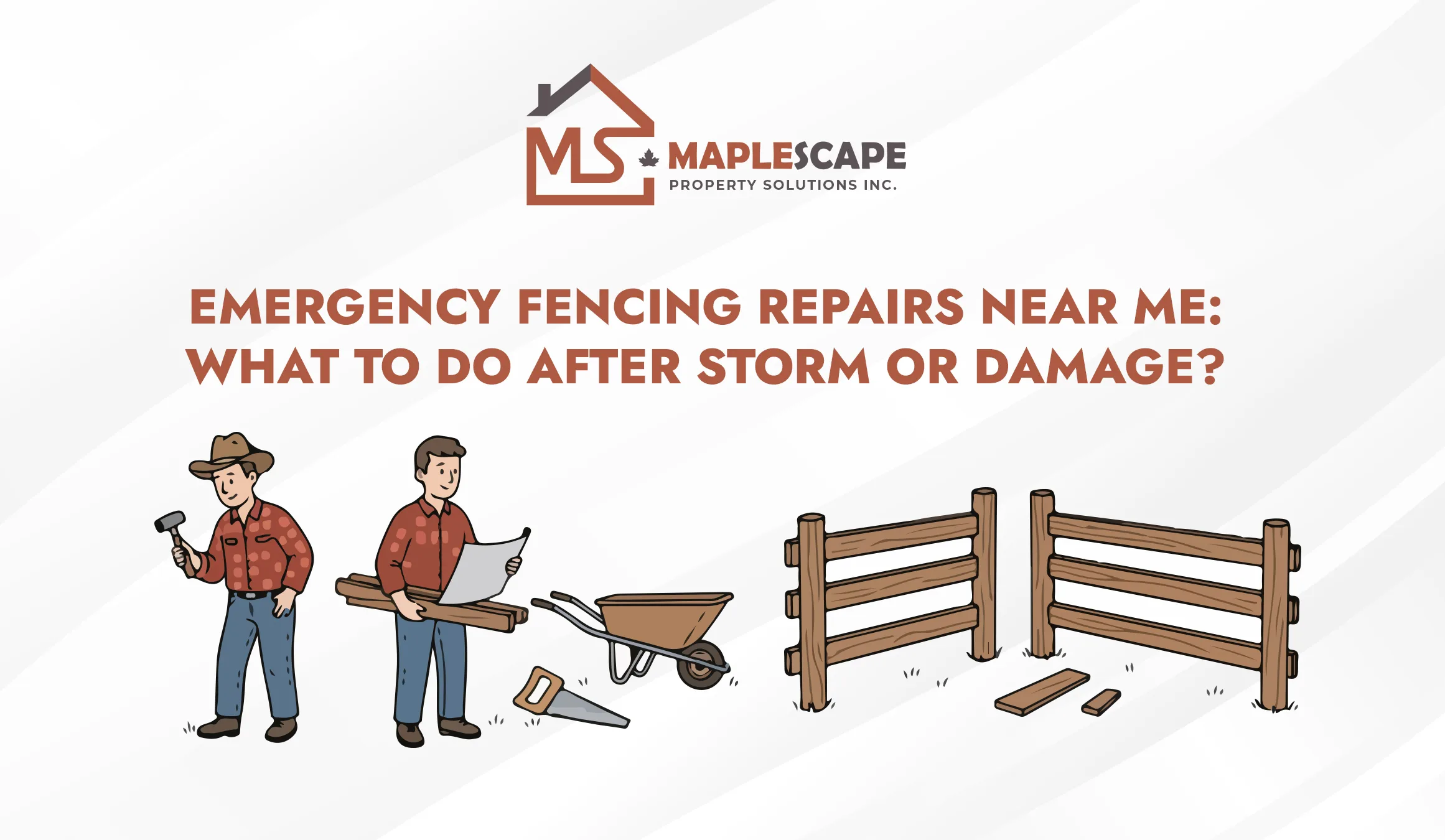 Emergency Fencing Repairs Near Me: What to Do After Storm or Damage?