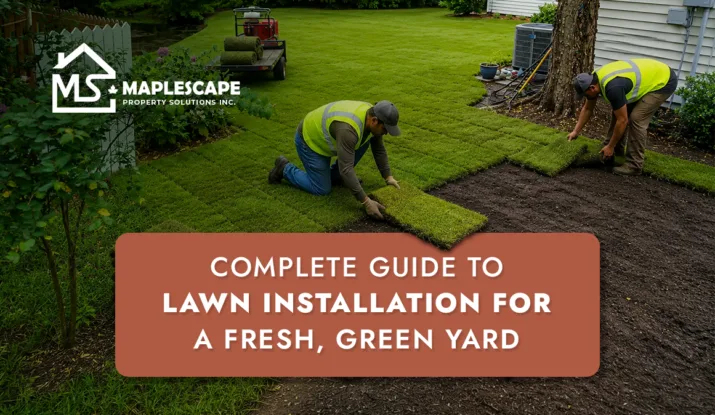 Complete Guide to Lawn Installation for a Fresh, Green Yard - MapleScape Property Solutions Inc