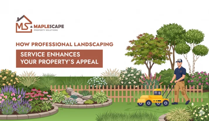 How Professional Landscaping Service Enhances Your Property’s Appeal - MapleScape Property Solutions Inc