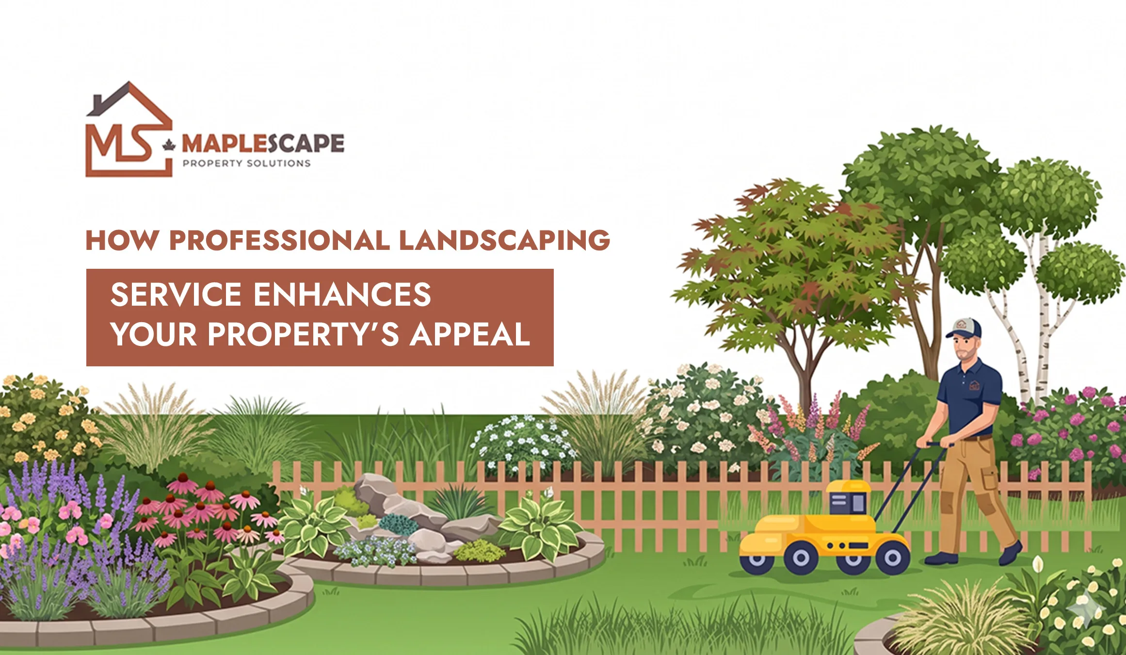 How Professional Landscaping Service Enhances Your Property’s Appeal - MapleScape Property Solutions Inc