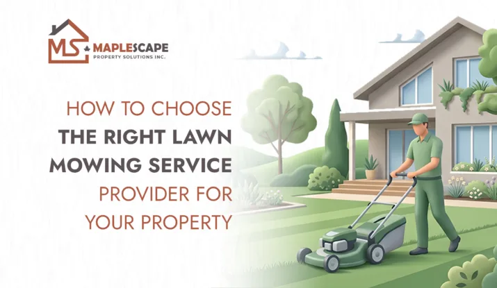 How to Choose the Right Lawn Mowing Service Provider for Your Property - MapleScape Property Solutions Inc