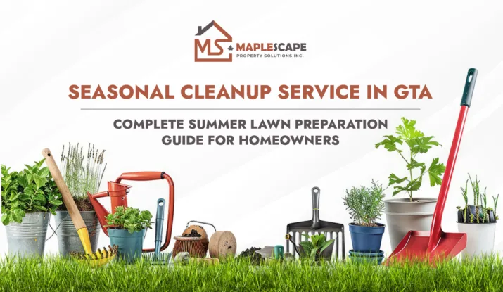 Seasonal Cleanup Service in GTA Complete Summer Lawn Preparation Guide for Homeowners - MapleScape Property Solutions