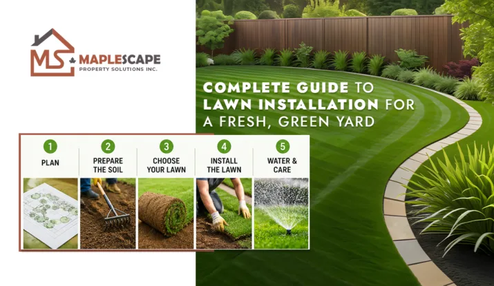 Step-by-Step Process of Installing Sod for Long-Term Results - MapleScape Property Solutions