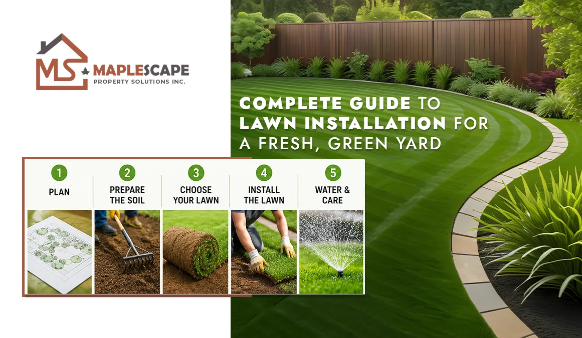 Step-by-Step Process of Installing Sod for Long-Term Results - MapleScape Property Solutions