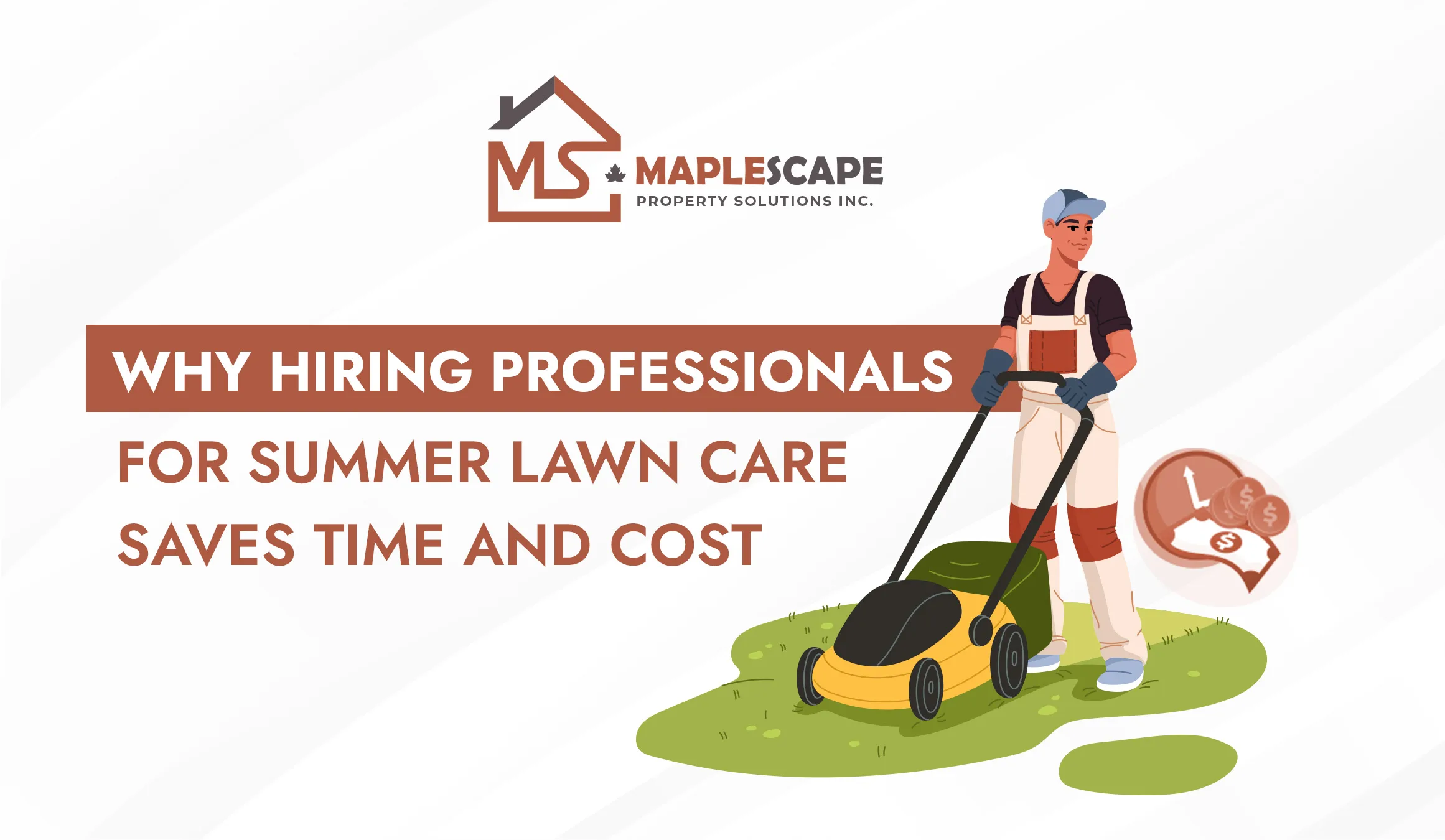 Why Hiring Professionals for Summer Lawn Care Saves Time and Cost - MapleScape Property Solutions