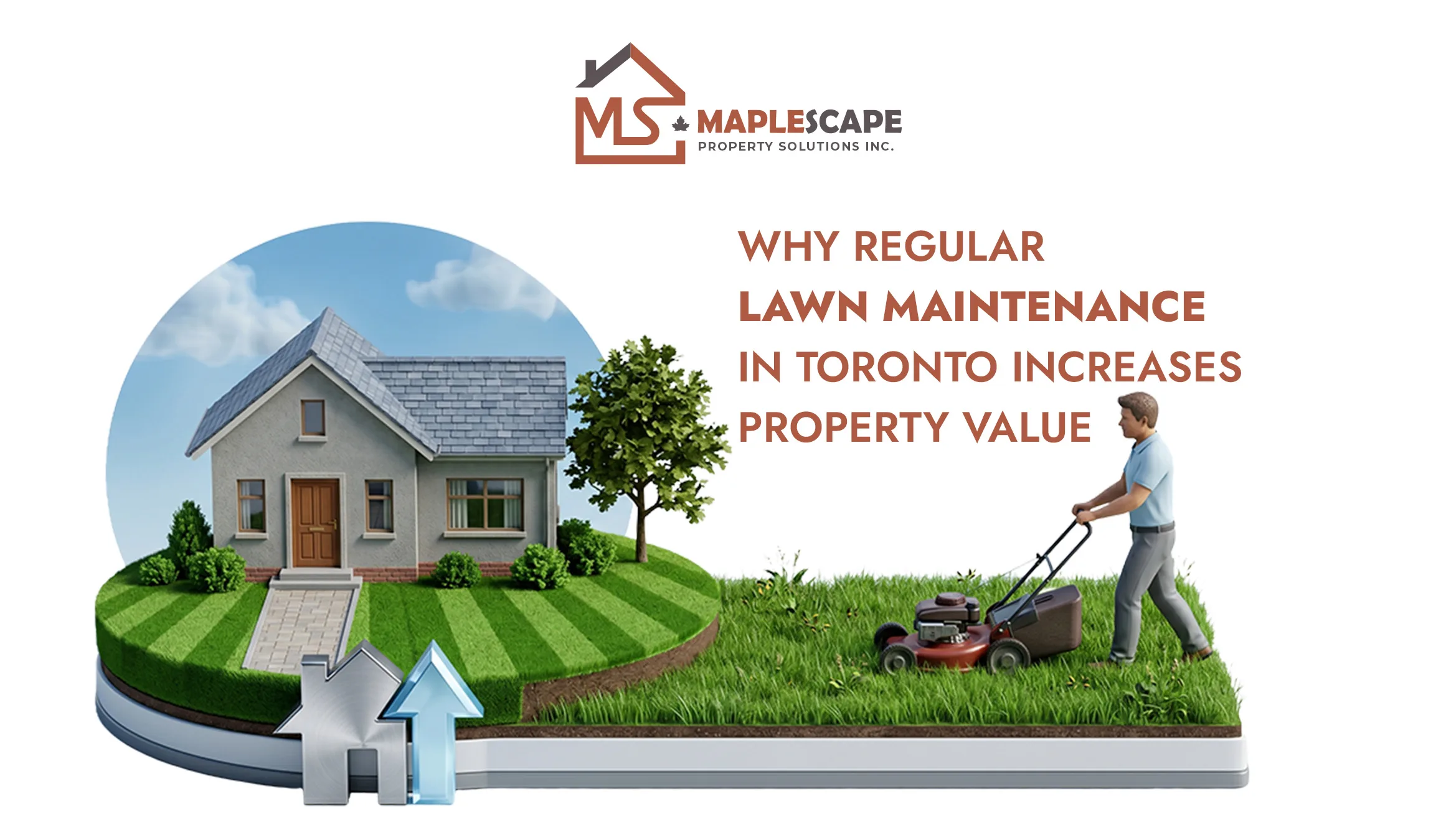 Why Regular Lawn Maintenance in Toronto Increases Property Value - MapleScape Property Solutions Inc
