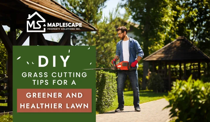 DIY Grass Cutting Tips for a Greener and Healthier Lawn - MapleScape Property Solutions Inc