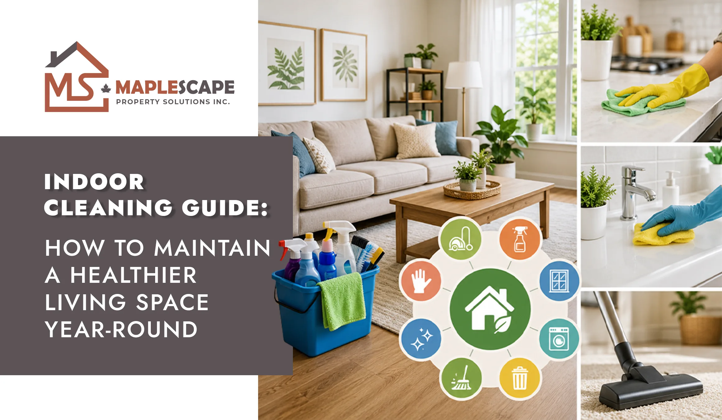 Indoor Cleaning Guide How to Maintain a Healthier Living Space Year-Round - MapleScape Property Solutions Inc