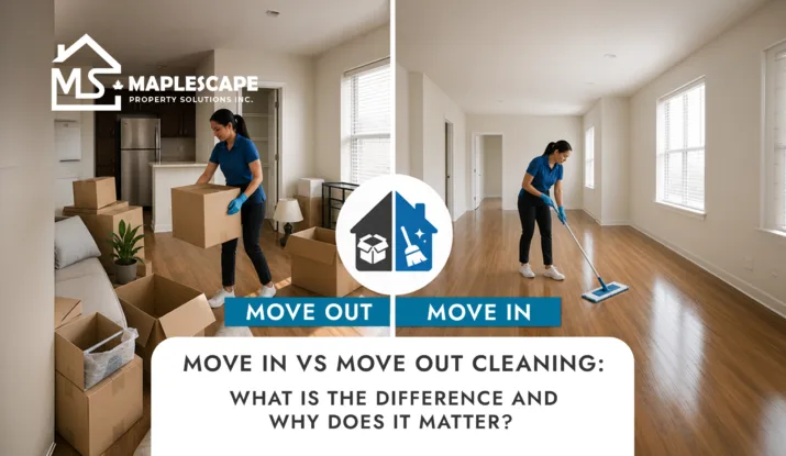 Move In vs Move Out Cleaning What Is the Difference and Why Does It Matter - MapleScape Property Solutions Inc