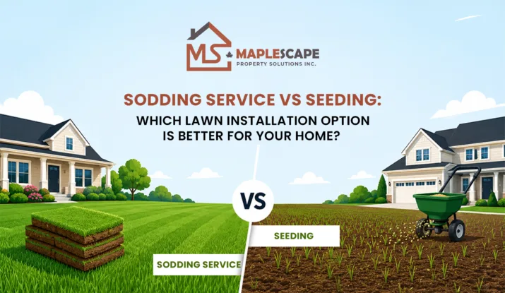 Sodding Service vs Seeding Which Lawn Installation Option Is Better for Your Home - MapleScape Property Solutions Inc